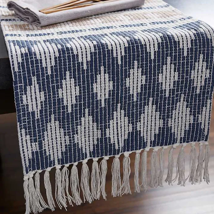 Online Kirklands Home and Stone Southwest Table Runner, 72 in. Blue
