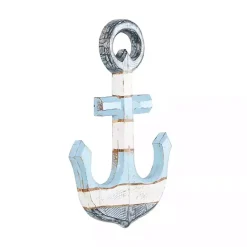 Clearance Kirklands Home Blue and White Anchor Wall Plaque