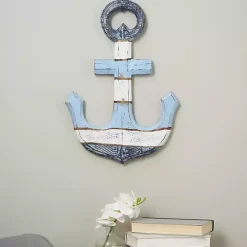 Clearance Kirklands Home Blue and White Anchor Wall Plaque