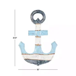 Clearance Kirklands Home Blue and White Anchor Wall Plaque