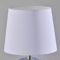 Online Kirklands Home Blue and Ceramic Table Lamps, Set of 2 White