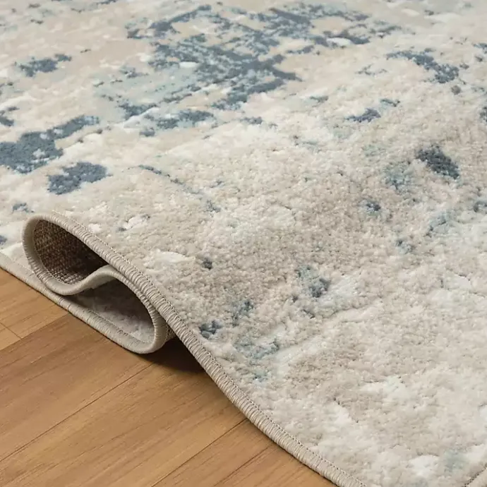 Kirklands Home Blue Avalon Abstract Pattern Area Rug, 4x6