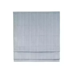 Online Kirklands Home Basketweave Cordless Roman Shade, 27 in. Blue
