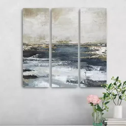 Hot Kirklands Home Bay Canvas Art Prints, Set fof 3 Blue