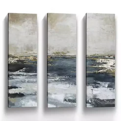 Hot Kirklands Home Bay Canvas Art Prints, Set fof 3 Blue