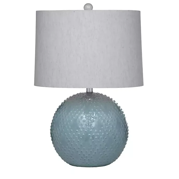 Online Kirklands Home Blue Beaded Globe Table Lamp Gray