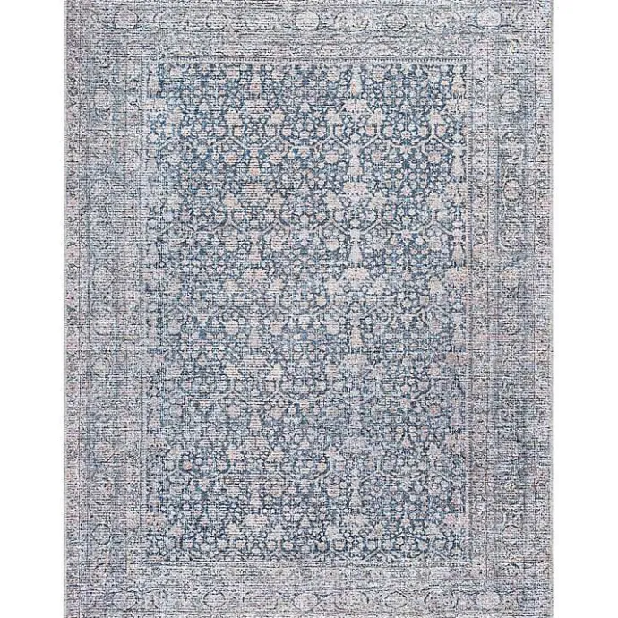 Sale Kirklands Home Boho Lorelai Washable Area Rug, 7x10 Blue