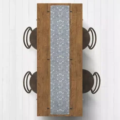 Sale Kirklands Home Botanical Butterfly Table Runner, 72 in. Blue