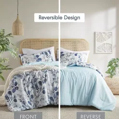 Discount Kirklands Home Blue Botanical 3-pc. King Comforter Set