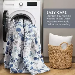 Discount Kirklands Home Blue Botanical 3-pc. King Comforter Set