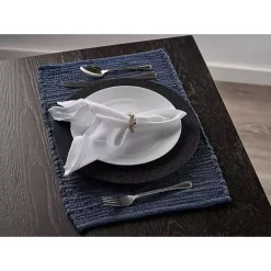 Outlet Kirklands Home Casual Woven Placemats, Set of 4 Blue