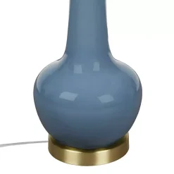 Clearance Kirklands Home Ceramic Zazie Table Lamp Blue