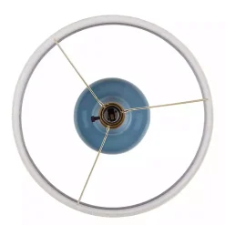 Clearance Kirklands Home Ceramic Zazie Table Lamp Blue