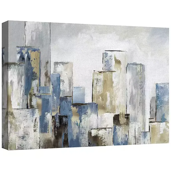 Outlet Kirklands Home Blue City Canvas Art Prints, Set of 2
