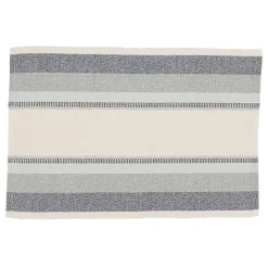 Outlet Kirklands Home Blue Coastal Ribbed Striped Placemats, Set of 4