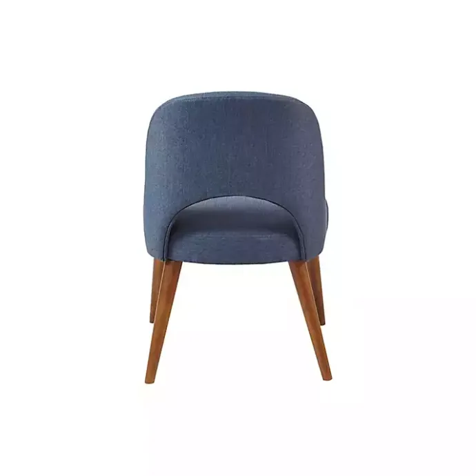 Discount Kirklands Home Cut-Out Pecan Wood Dining Chairs, Set of 2 Blue