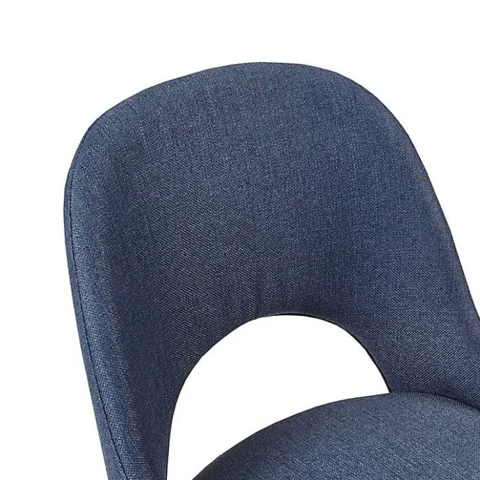 Discount Kirklands Home Cut-Out Pecan Wood Dining Chairs, Set of 2 Blue