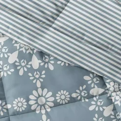 Outlet Kirklands Home Daisy Medallion Twin 3-pc. Comforter Set Blue