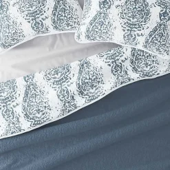 Best Kirklands Home Blue Damask Reversible 2-pc. Twin Quilt Set