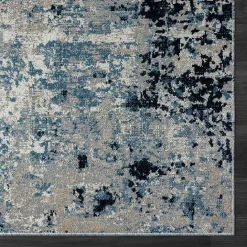 Outlet Kirklands Home Blue Distressed Washable Area Rug, 7x9