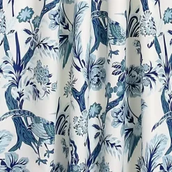 Clearance Kirklands Home Blue Dora Curtain Panel Set, 84 in.
