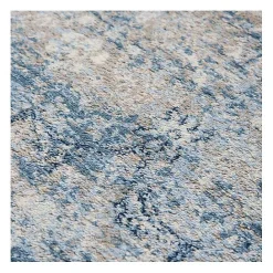 Kirklands Home Blue Edward Overdyed Area Rug, 8x10