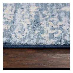 Kirklands Home Blue Edward Overdyed Area Rug, 8x10