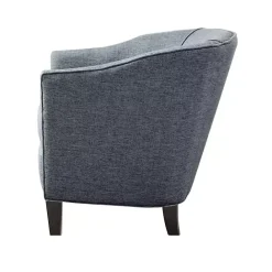 Clearance Kirklands Home Emery Barrel Accent Chair Blue