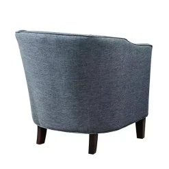 Clearance Kirklands Home Emery Barrel Accent Chair Blue