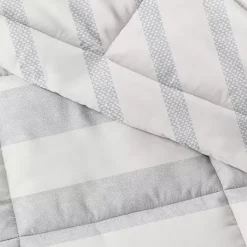 Sale Kirklands Home Blue Faded Stripe 3-pc. Queen Comforter Set