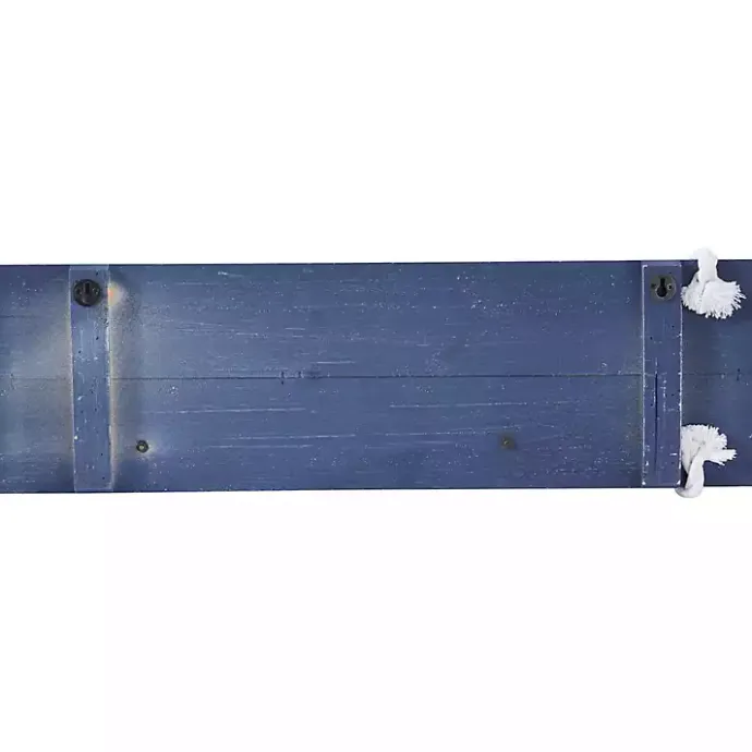 Best Kirklands Home Fir Beach Arrow Coastal Wall Plaque Blue
