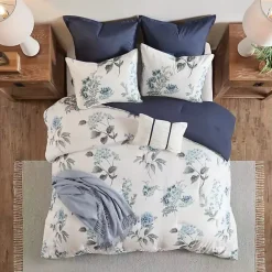 Best Kirklands Home Blue Floral 7-pc. Full/Queen Comforter Set