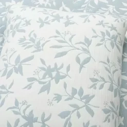 Sale Kirklands Home Blue Floral Reversible 3-pc. King Quilt Set