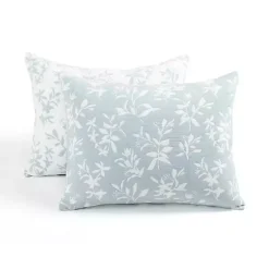 Best Kirklands Home Blue Floral Reversible 3-pc. Full/Queen Quilt Set