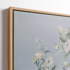 Sale Kirklands Home Blue Floral Still Life Framed Canvas Art Print