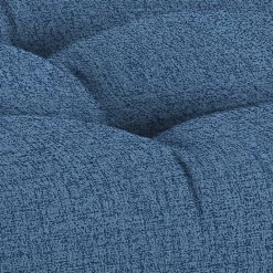 Discount Kirklands Home French Edge Outdoor Wicker Settee Cushion Blue