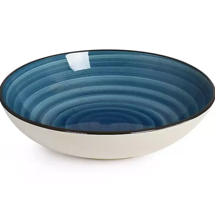 Discount Kirklands Home Gia Stoneware 24-pc. Dinnerware Set Blue