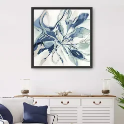 Clearance Kirklands Home Blue Halcyon Framed Canvas Art Print
