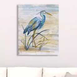 Hot Kirklands Home Blue Heron Giclee Canvas Art Print