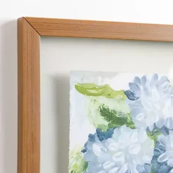 Best Kirklands Home Blue Hydrangea Blooms Framed Art Print