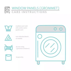 Hot Kirklands Home Insulated Blackout Curtain Panel Set, 108 in. Blue