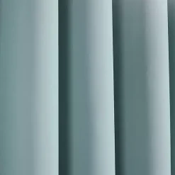 Clearance Kirklands Home Knotted Curtain Panel Set, 84 in. Blue