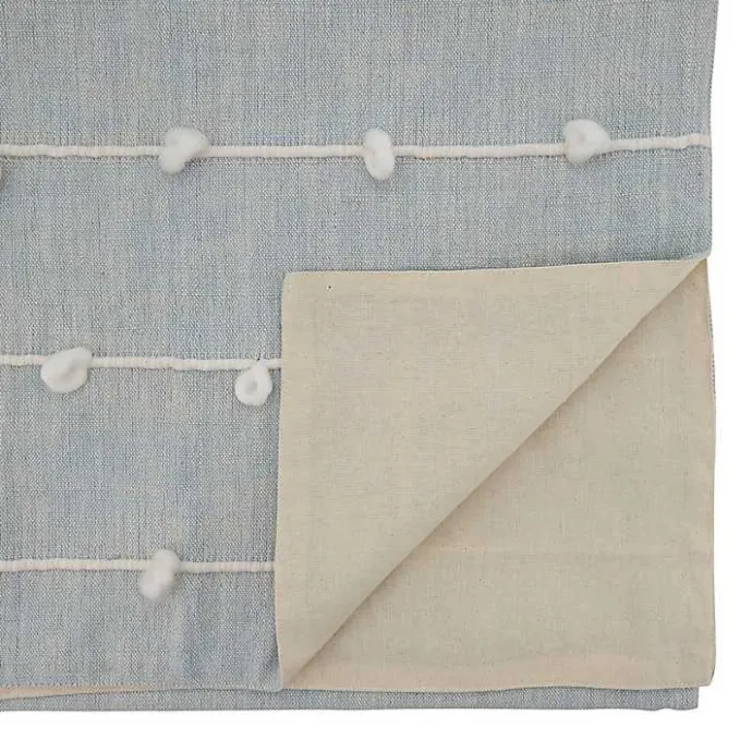 New Kirklands Home Blue Knotted Line Table Runner
