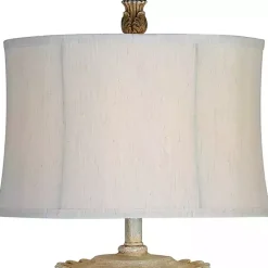 Hot Kirklands Home Blue Lilly Table Lamps, Set of 2 Ivory