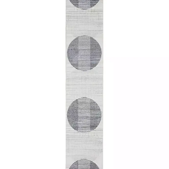 Hot Kirklands Home Blue Linear Geometric Washable Runner, 2x10