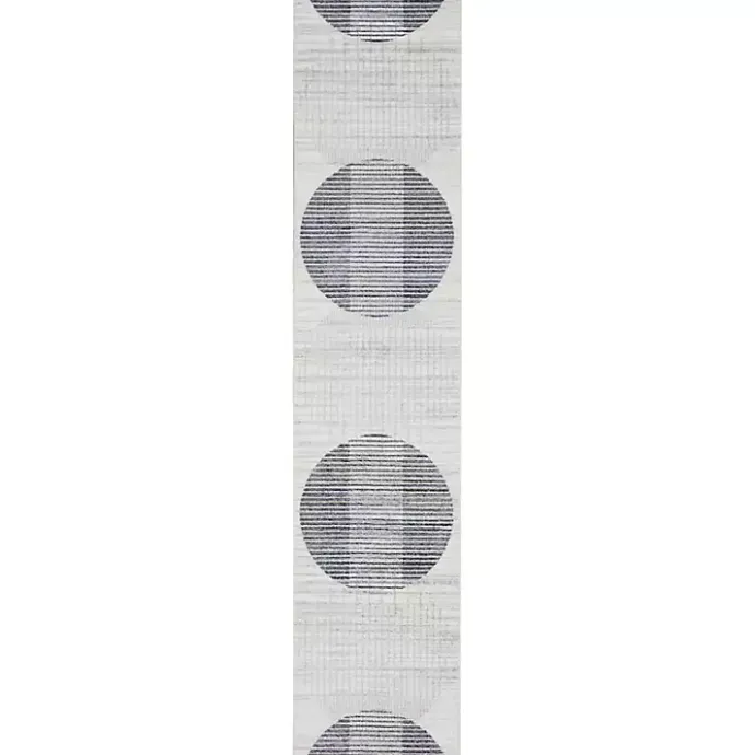 Hot Kirklands Home Blue Linear Geometric Washable Runner, 2x12