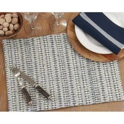 Kirklands Home Lines Woven Placemats, Set of 4 Blue