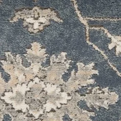 Discount Kirklands Home Blue Lush Vines Accent Rug