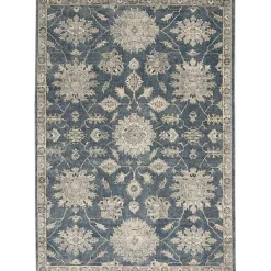 Kirklands Home Blue Lush Vines Area Rug, 5x7