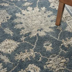 Kirklands Home Blue Lush Vines Area Rug, 5x7